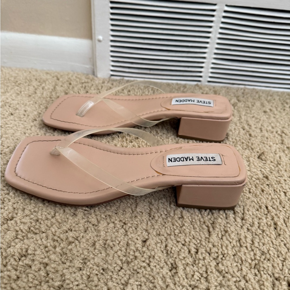 Steve Madden Blush Block Heel Sandals
